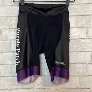 Wattie Ink Purple Patch Bike Cycling Shorts S